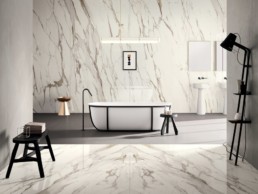 Salle de bain marbre