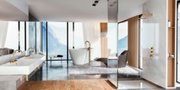 robinetterie salle de bain moderne