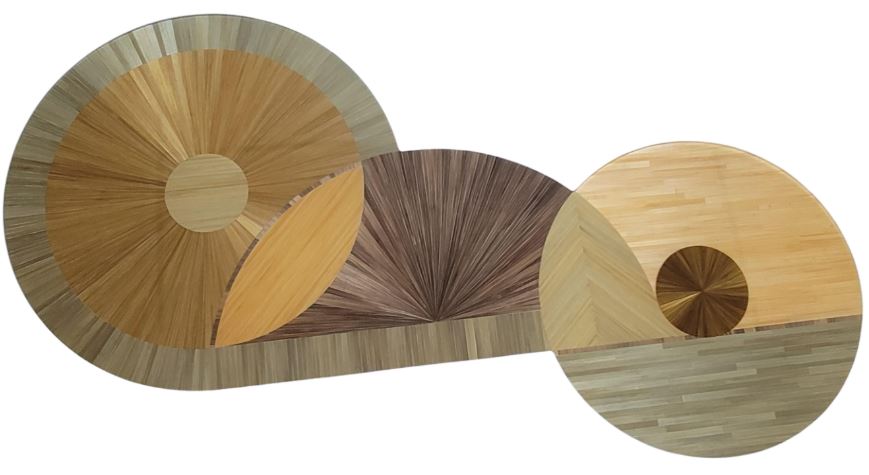 paille fixé sous verre fanny laure